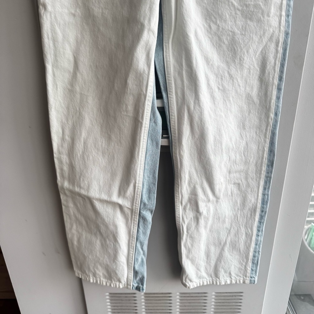 Everlane Two Tone Rigid Way-High Cotton Jeans - Picture 7 of 7